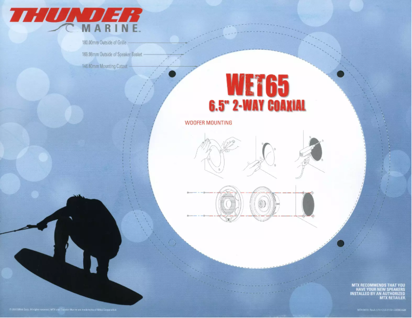 Image de la première page du manuel de l'appareil WET65-W