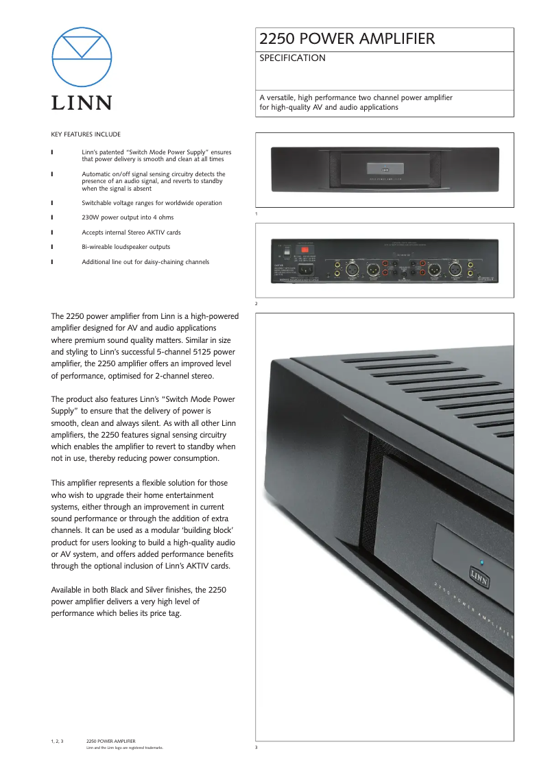 Image de la première page du manuel de l'appareil AV 2250