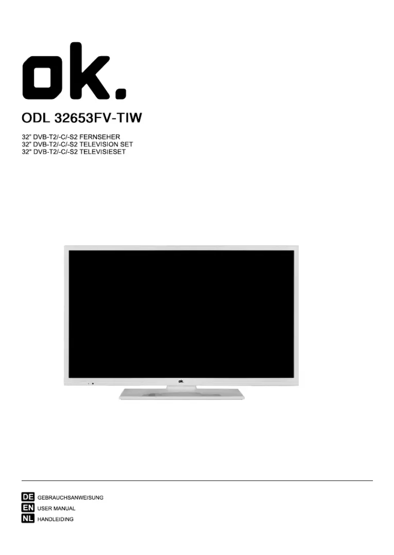 Página 1 del manual Manual de usuario OK ODL 32653FV TIW
