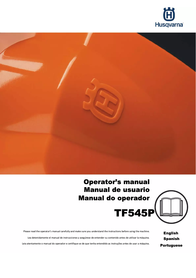 Page 1 de la notice Manuel utilisateur Husqvarna TF 545P