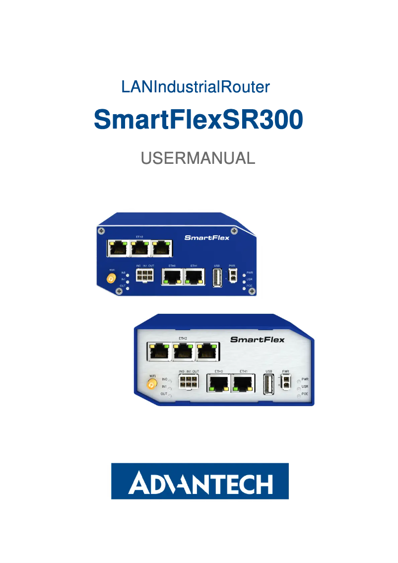 Page n°1 - Manuel utilisateur Advantech BB-SR30008120-SWH