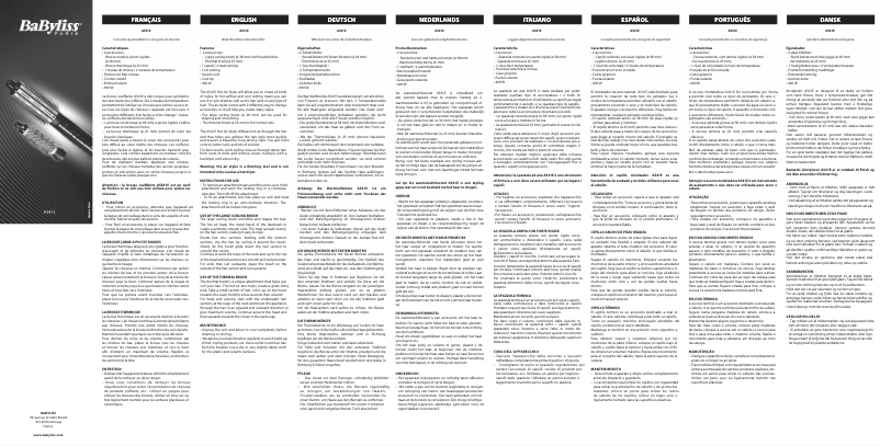 Image de la première page du manuel de l'appareil AS41E