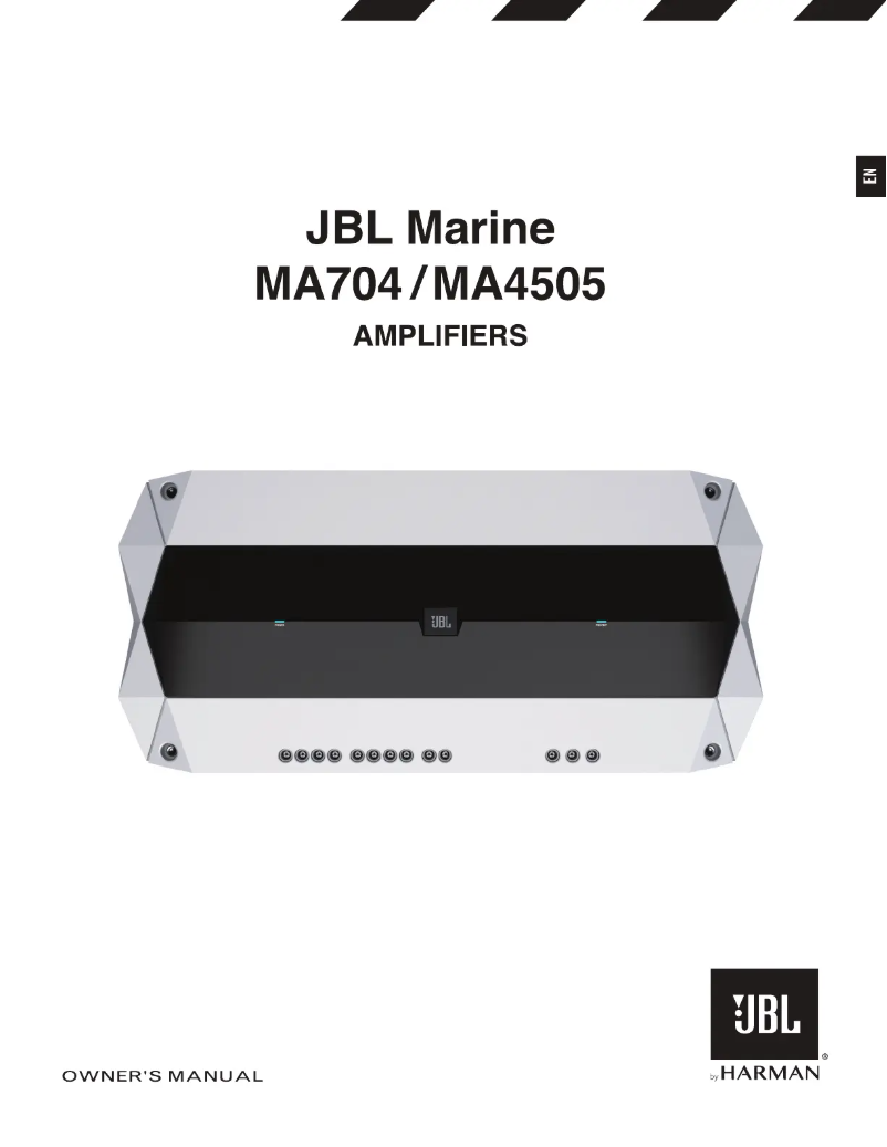 Image de la première page du manuel de l'appareil MA4505