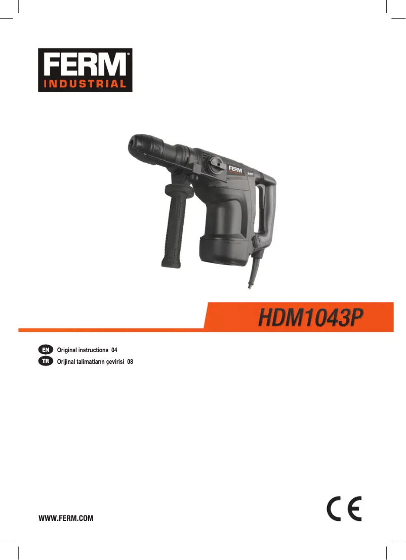 Page 1 de la notice Manuel utilisateur Ferm HDM1043P