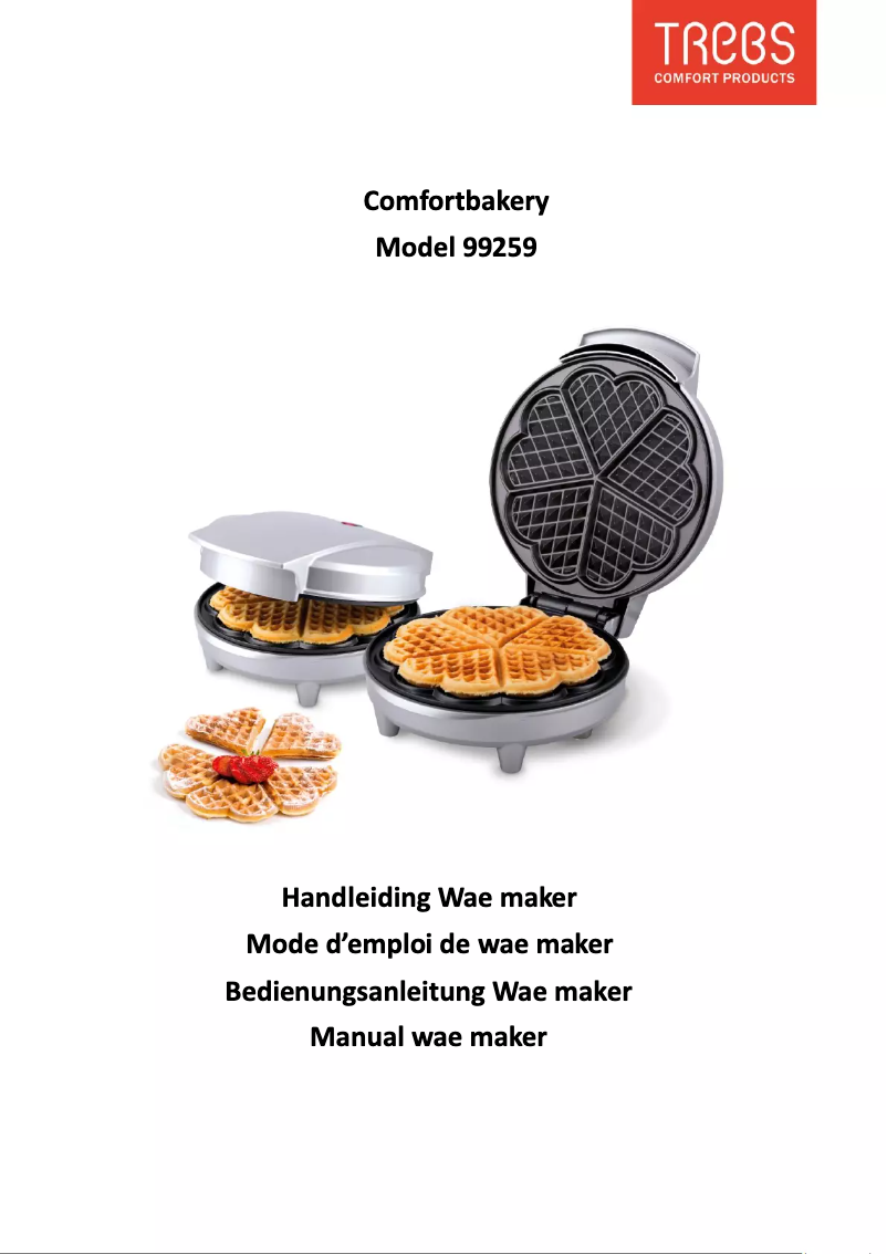 Image de la première page du manuel de l'appareil Comfortbakery 99259