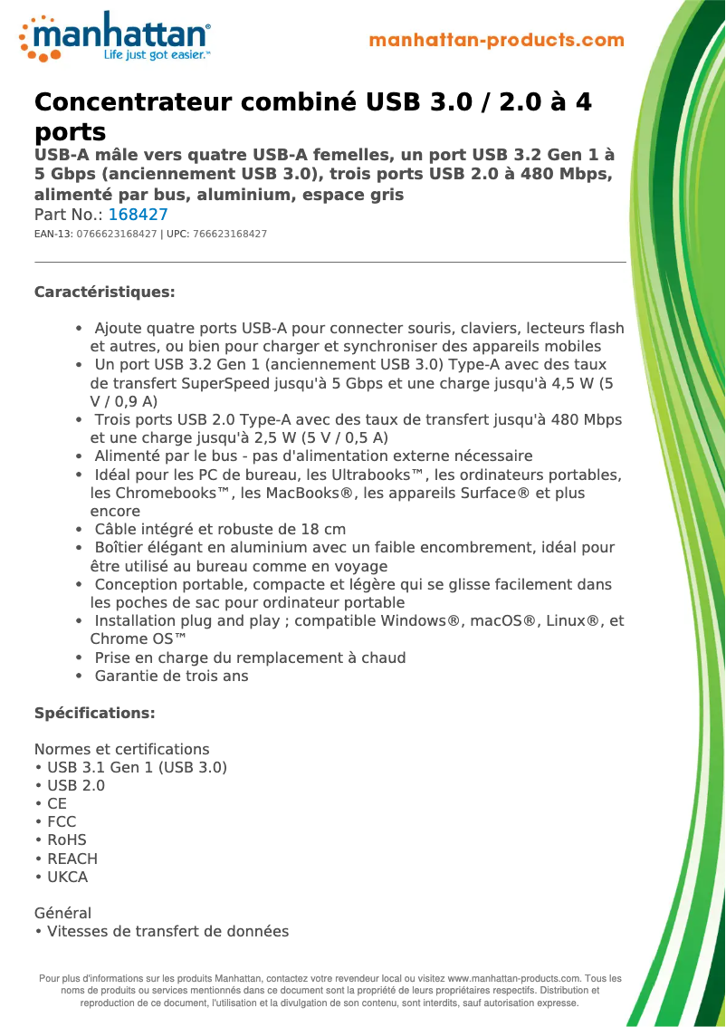 Image de la première page du manuel de l'appareil 168427