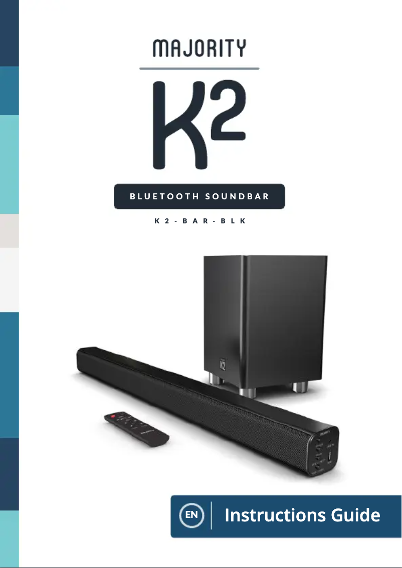 Page 1 de la notice Manuel utilisateur Majority K2