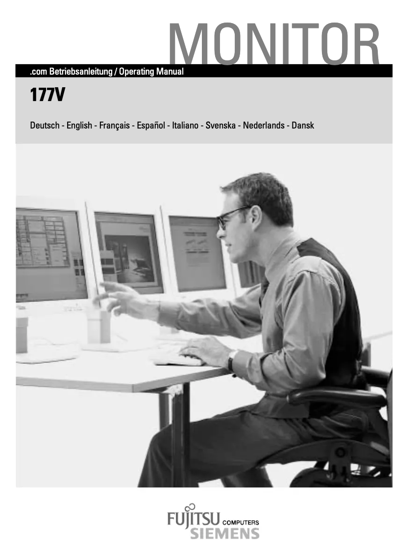 Page n°1 - Manuel utilisateur Fujitsu 177V