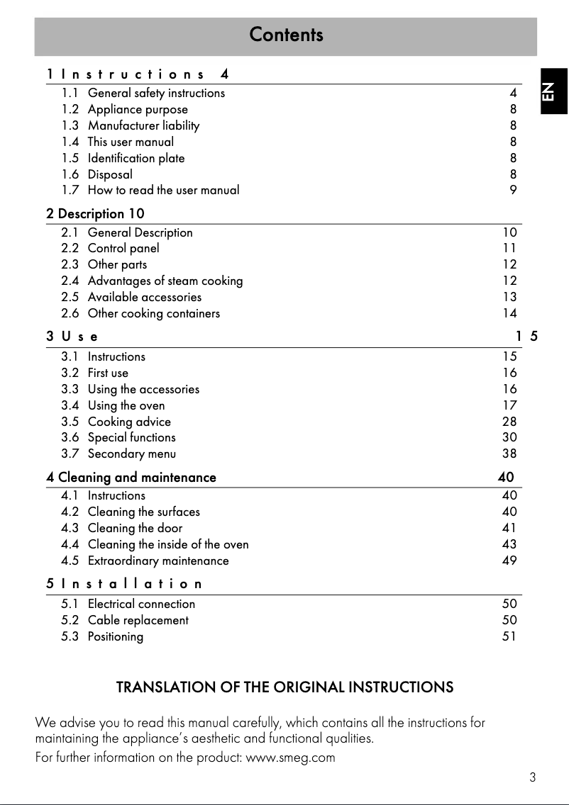 Image de la première page du manuel de l'appareil SFA4390VX1