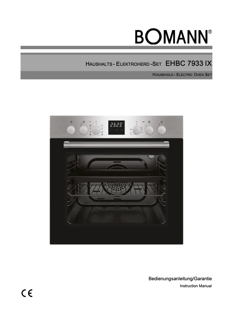 Image de la première page du manuel de l'appareil EBO 9612.1 IX