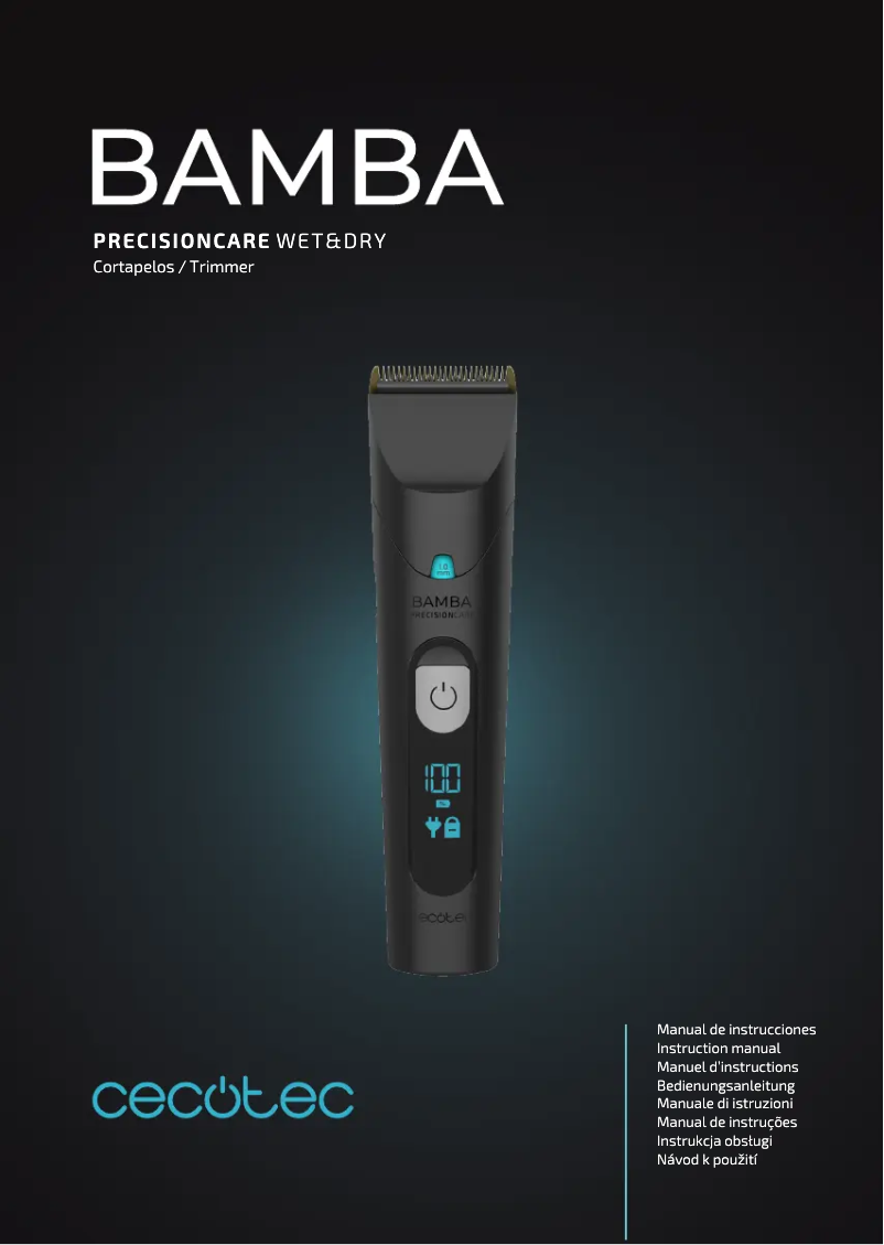 Image de la première page du manuel de l'appareil PrecisionCare Wet&Dry