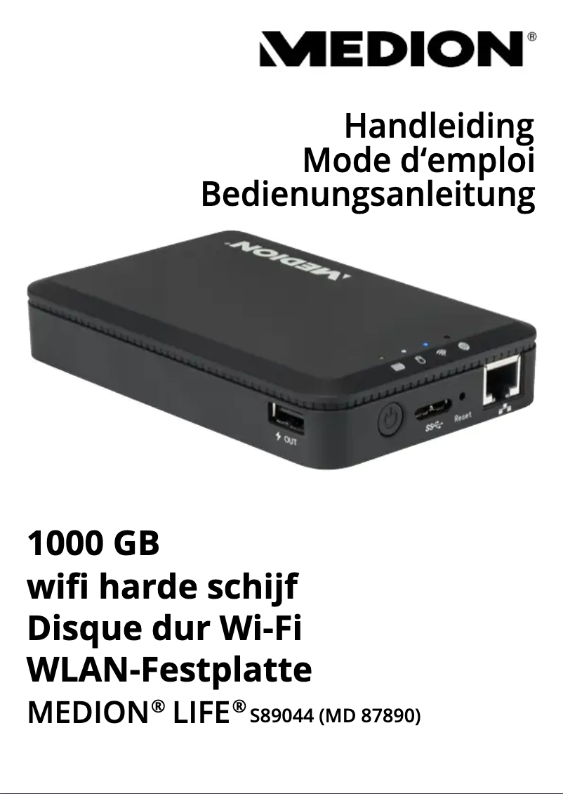 Image de la première page du manuel de l'appareil Life S89044 (MD 87890)