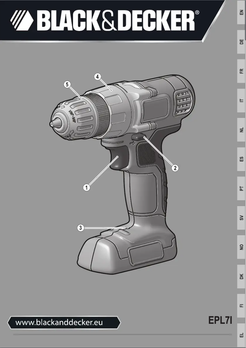 Image de la première page du manuel de l'appareil EPL7I