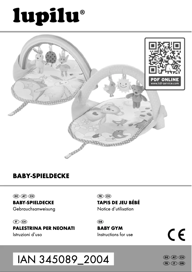 Page 1 de la notice Manuel utilisateur Lupilu IAN 345089