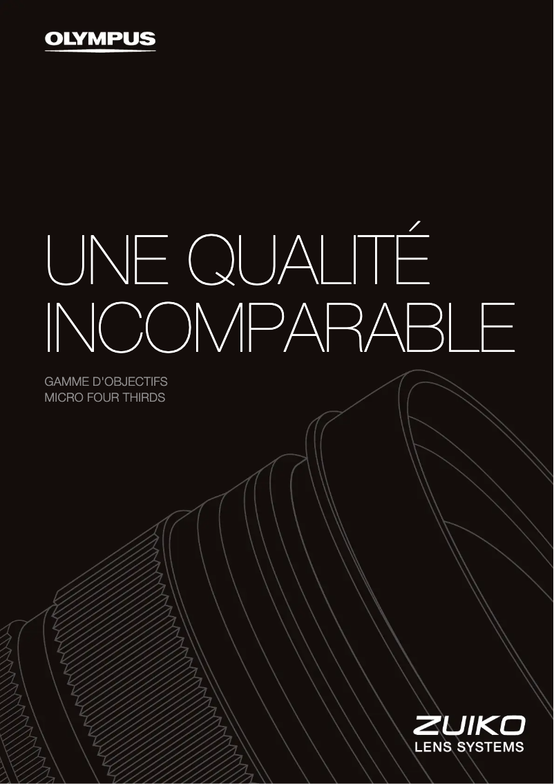 Page 1 de la notice Brochure Olympus EE‑1