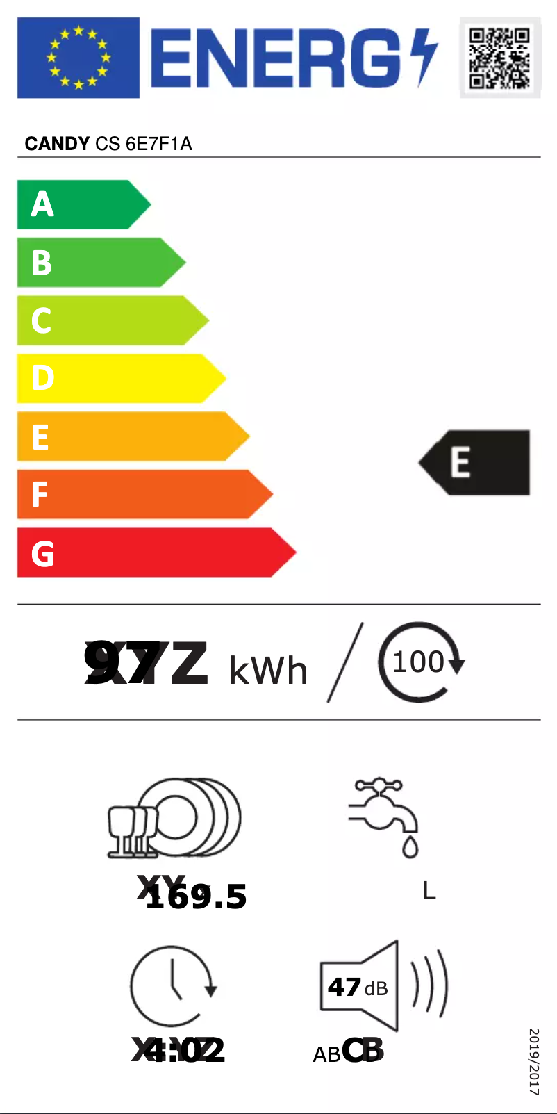Image de la première page du manuel de l'appareil CS 6E7F1A
