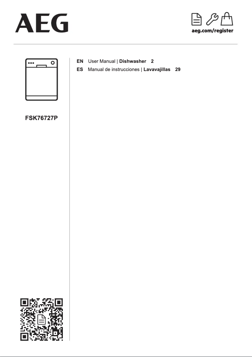 Image de la première page du manuel de l'appareil FSK76727P