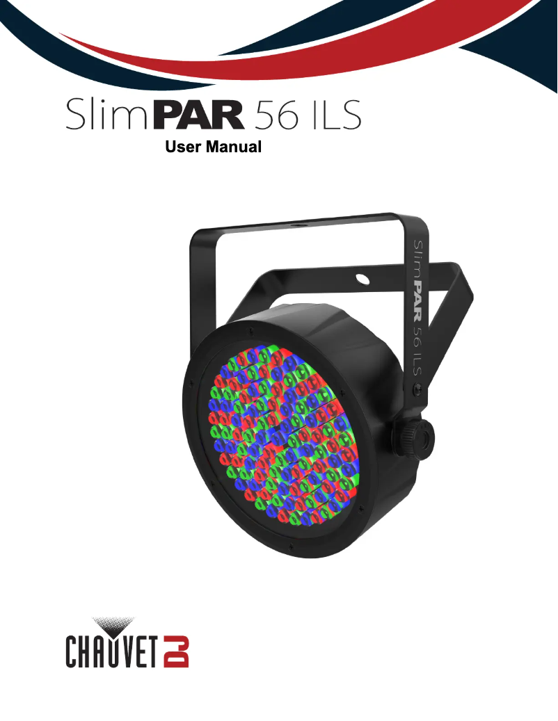 Page n°1 - Manuel utilisateur Chauvet SlimPAR 56 ILS