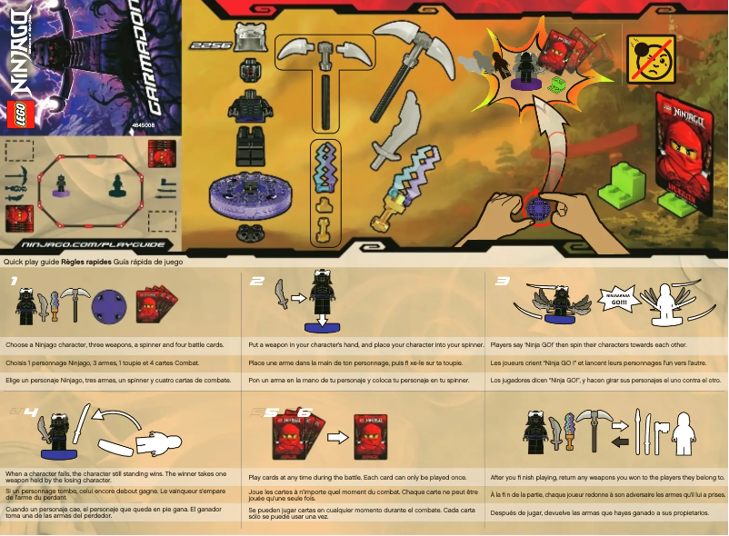 Page n°1 - Manuel utilisateur Lego NINJAGO 2256