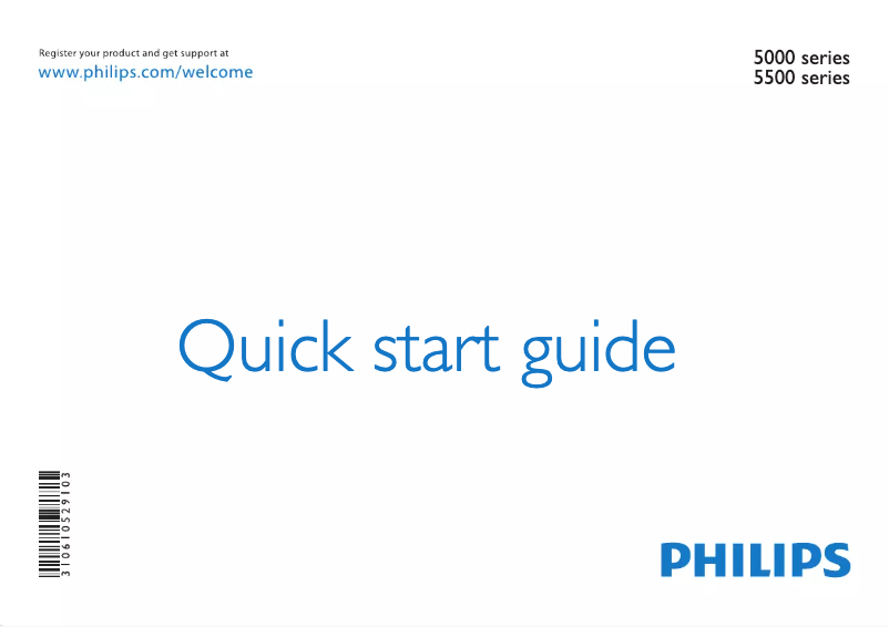 Page 1 de la notice Manuel utilisateur Philips 46PFL5508G