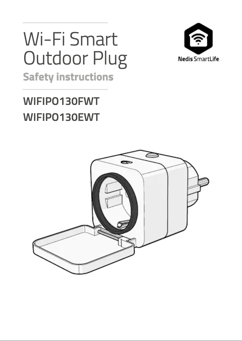 Page 1 de la notice Manuel utilisateur Nedis WIFIPO130EWT