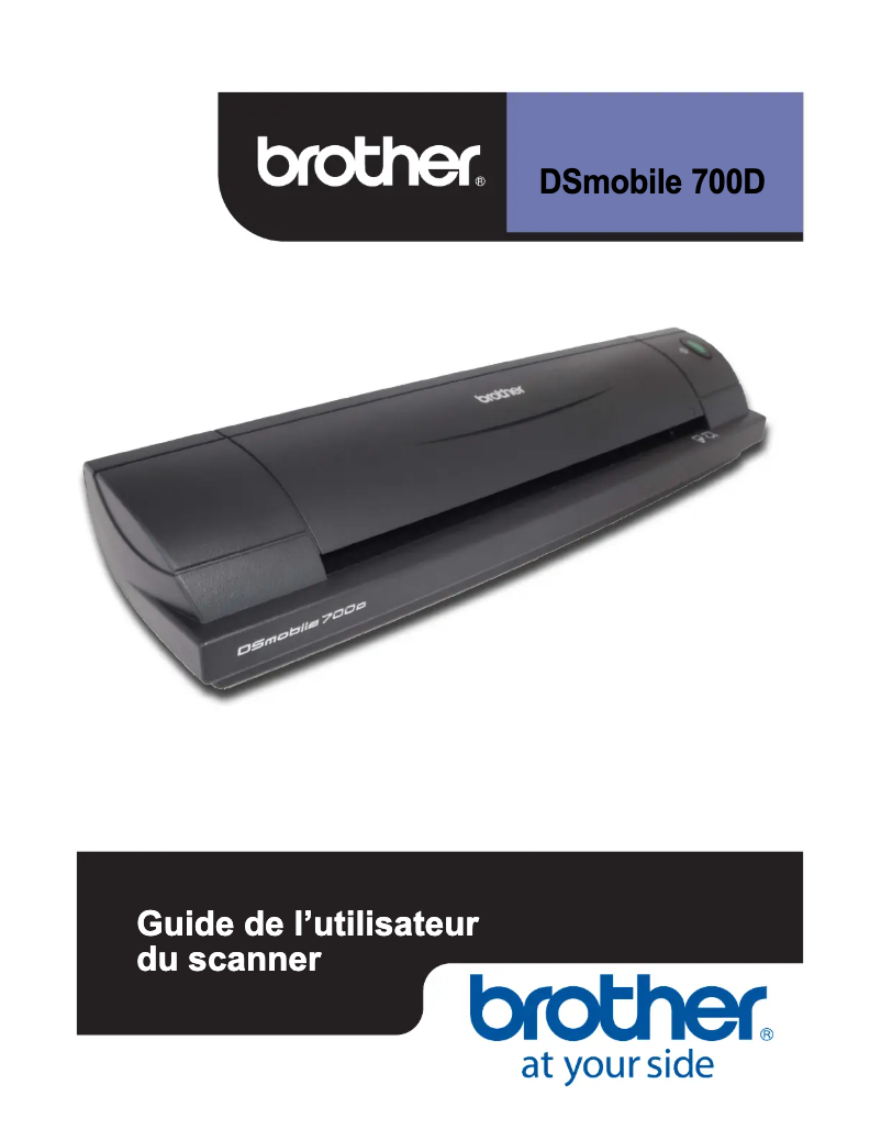 Page n°1 - Manuel utilisateur Brother DS-700D