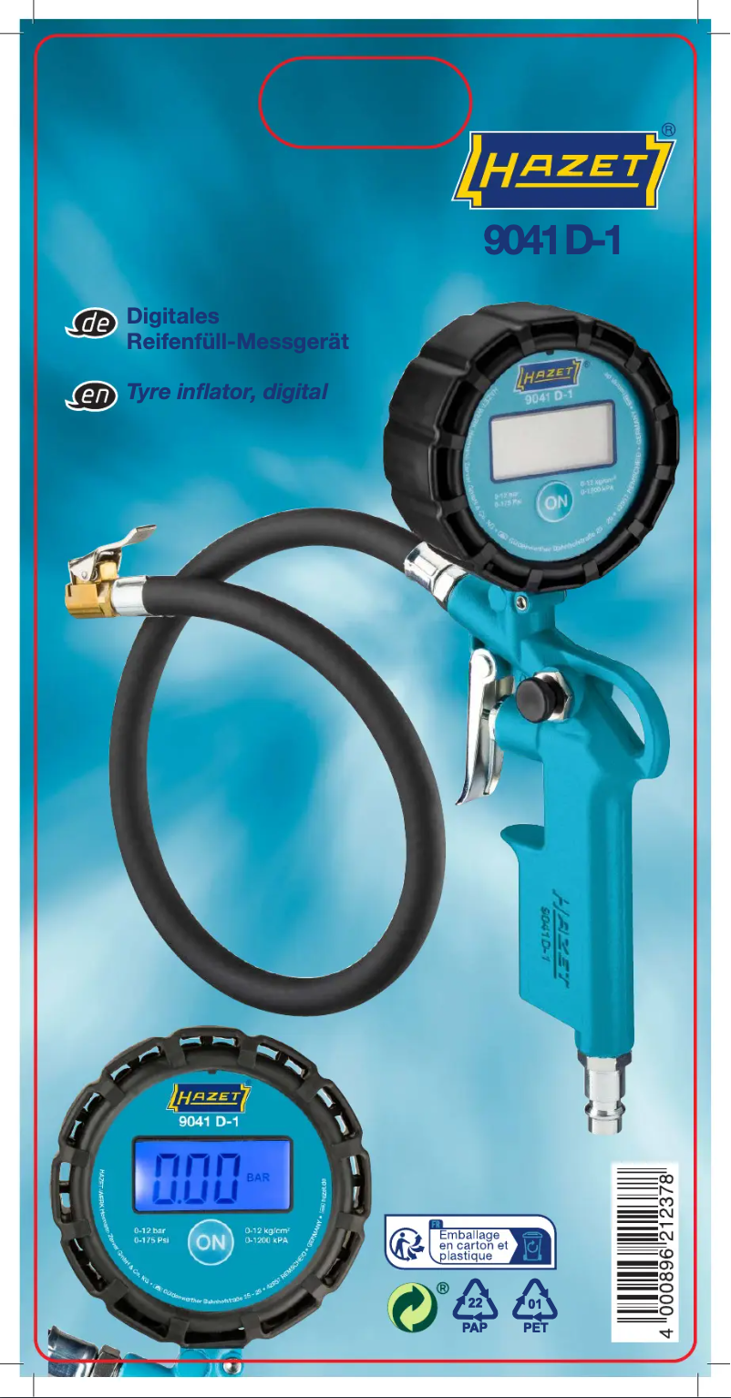 Page n°1 - Manuel utilisateur Hazet 9041D-1
