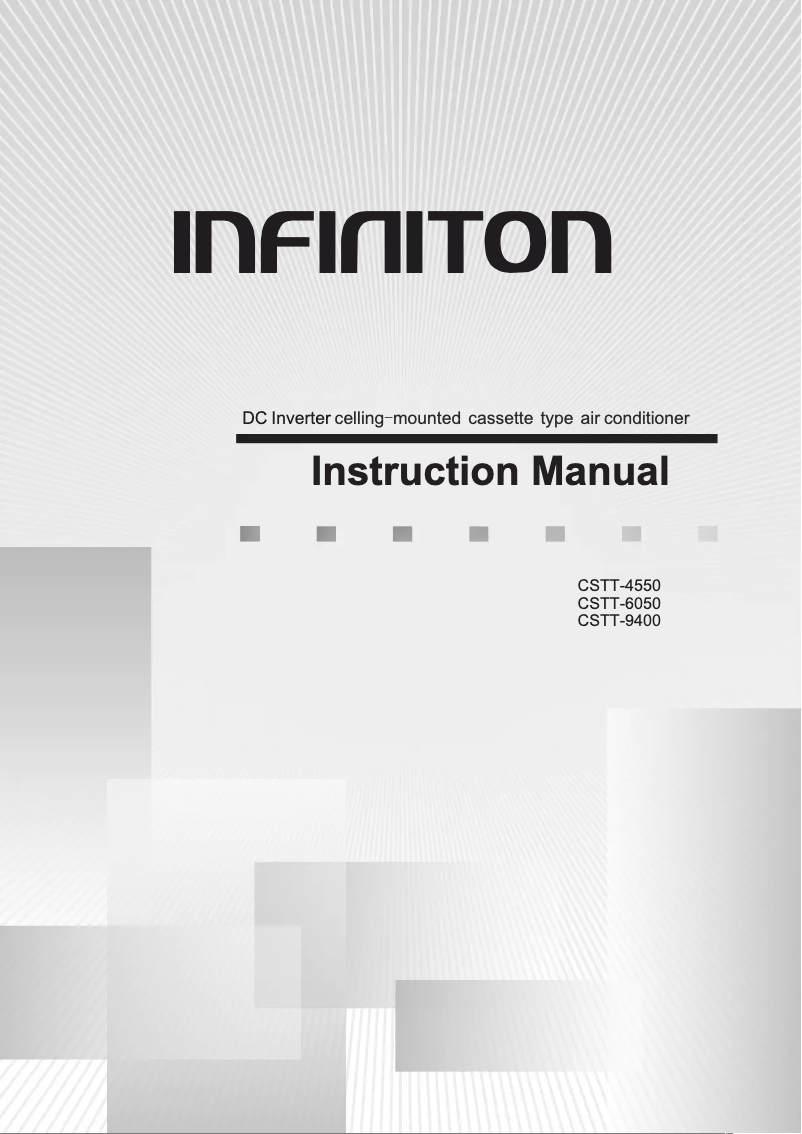 Page 1 de la notice Manuel utilisateur Infiniton CSTT-9400