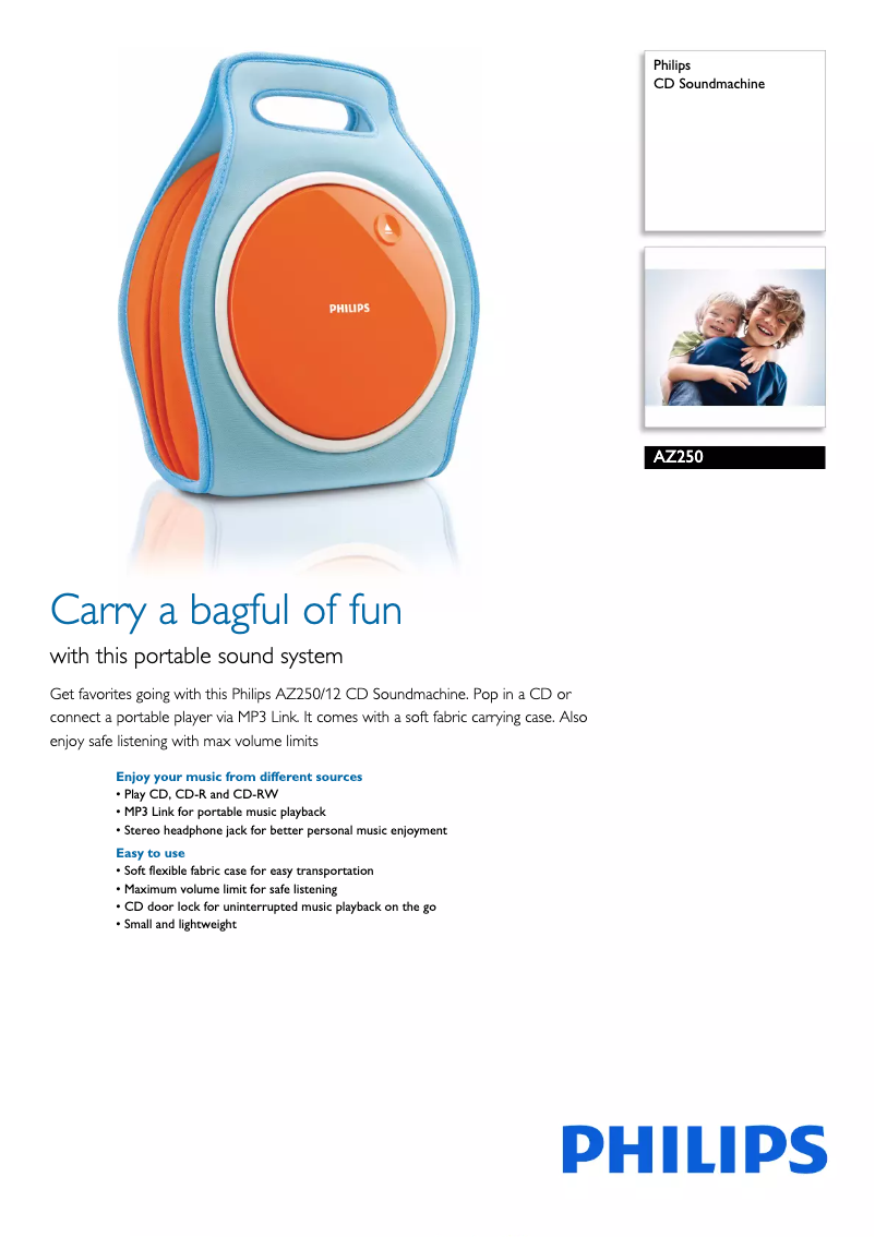 Image de la première page du manuel de l'appareil AZ250