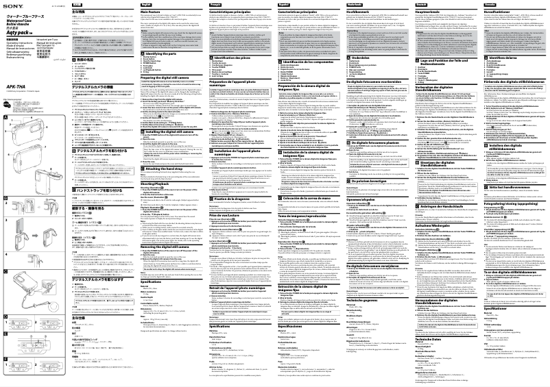 Image de la première page du manuel de l'appareil APK-THA