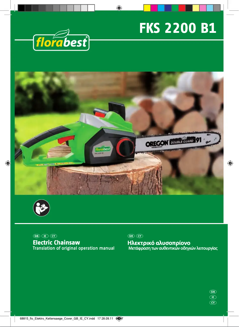 Page 1 de la notice Manuel utilisateur Florabest FKS 2200 B1