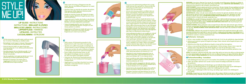 Image de la première page du manuel de l'appareil Perfume Factory