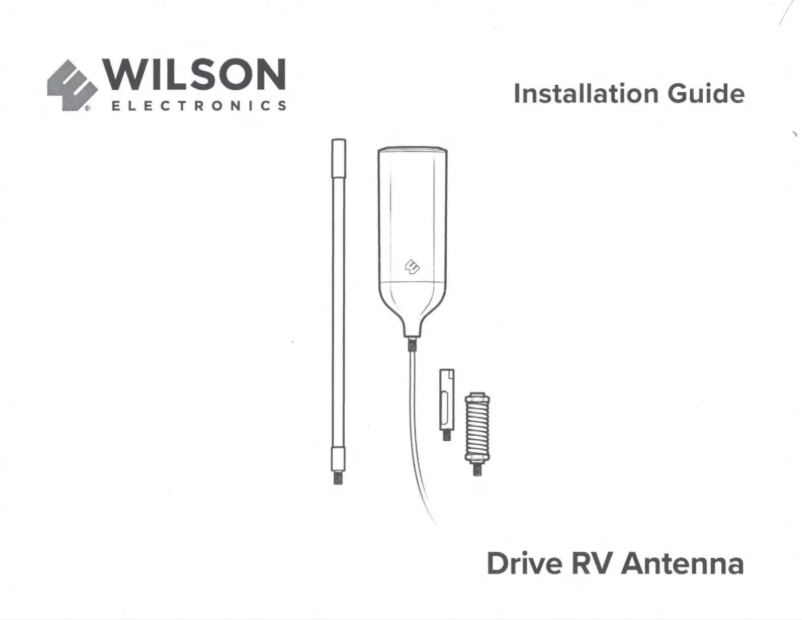 Page n°1 - Manuel utilisateur Wilson WeBoost RV Antenna