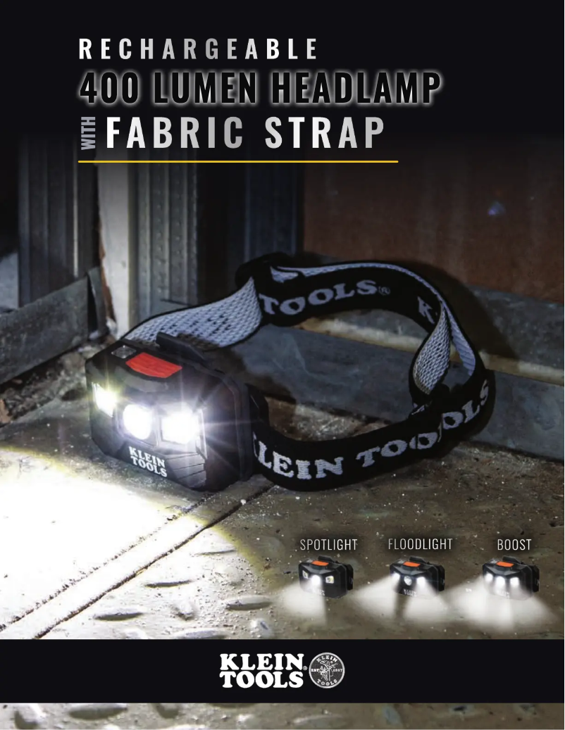 Page 1 of the manual Brochure Klein Tools 56048