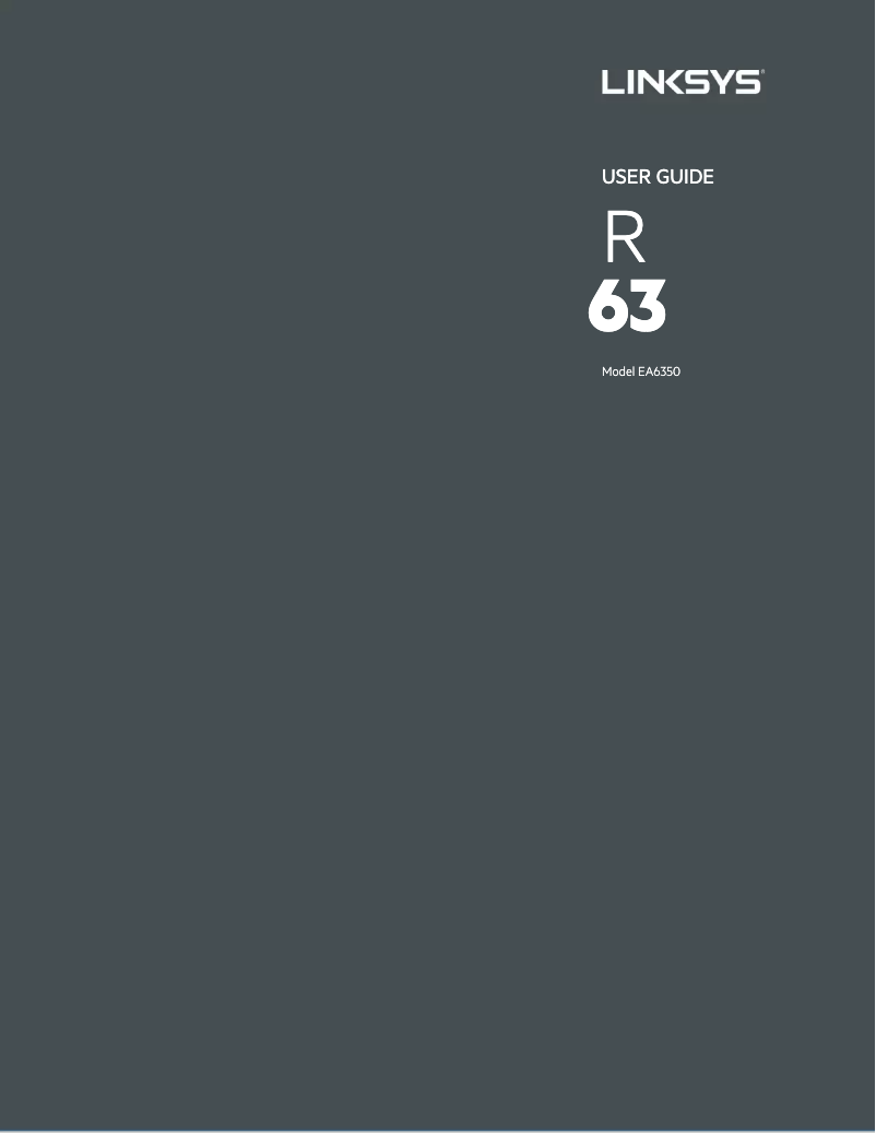 Image de la première page du manuel de l'appareil EA6350