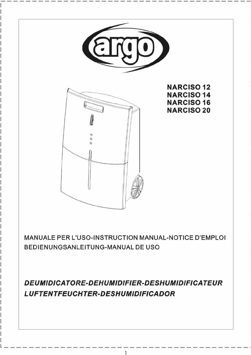 Page n°1 - Manuel utilisateur Argoclima Narciso 12