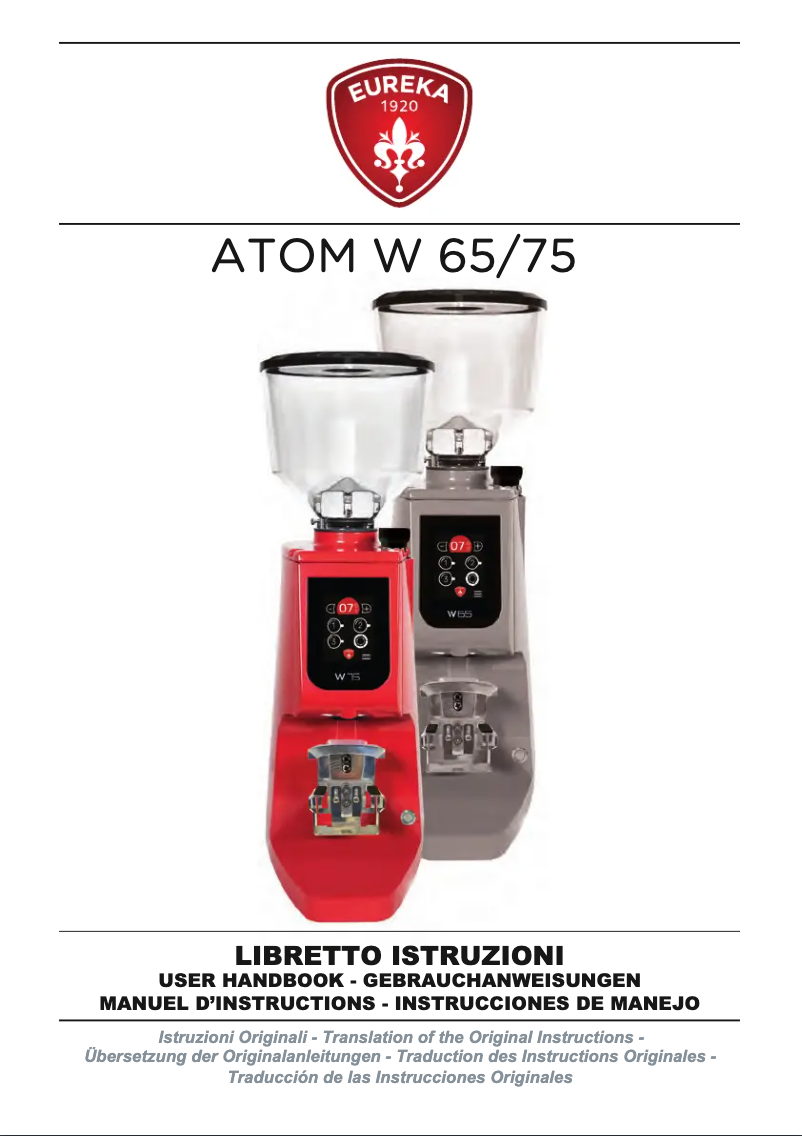 Image de la première page du manuel de l'appareil Atom W 65