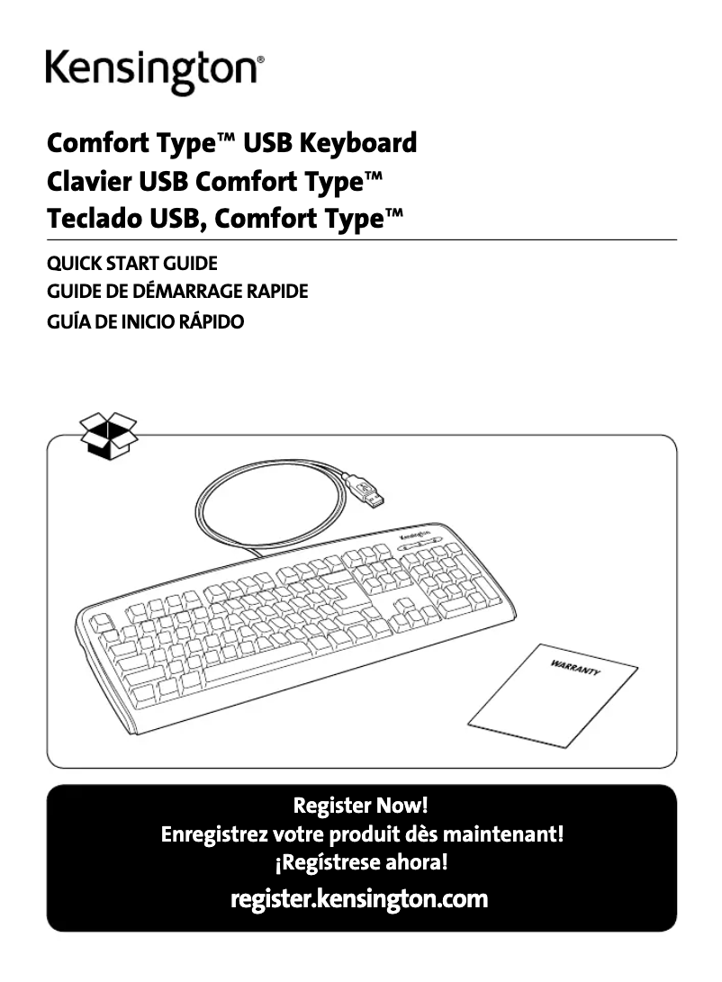 Page n°1 - Manuel utilisateur Kensington K64338US