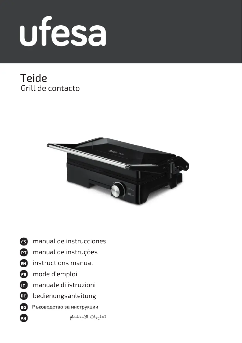 Image de la première page du manuel de l'appareil Teide