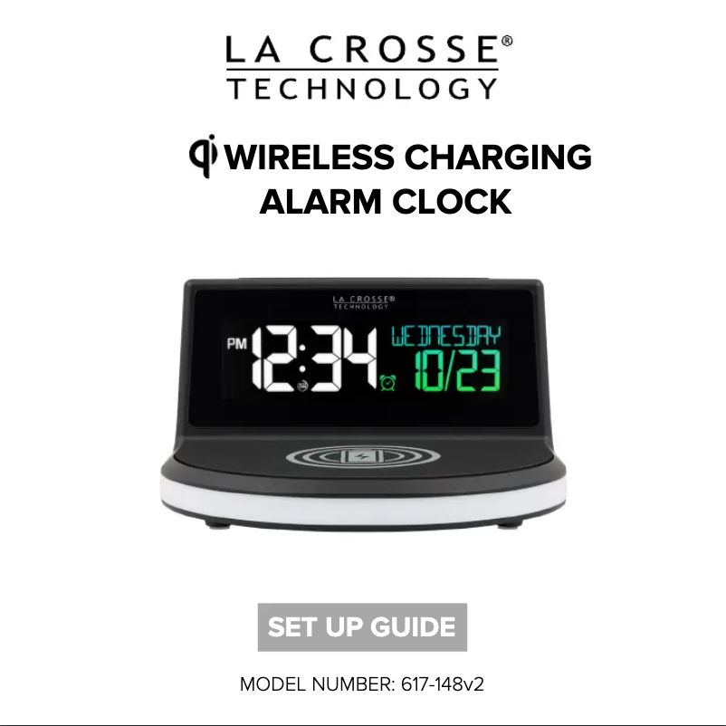 Page 1 de la notice Manuel utilisateur La Crosse Technology 617-148V2