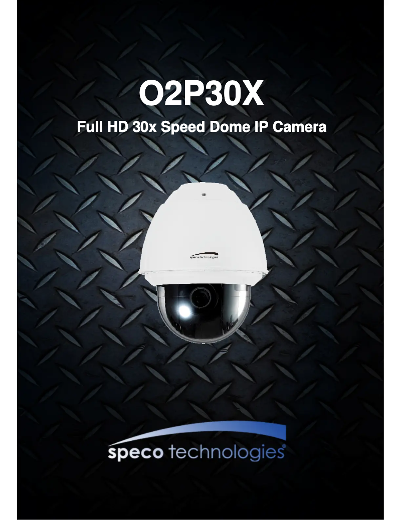 Page 1 de la notice Manuel utilisateur Speco Technologies O2P30X