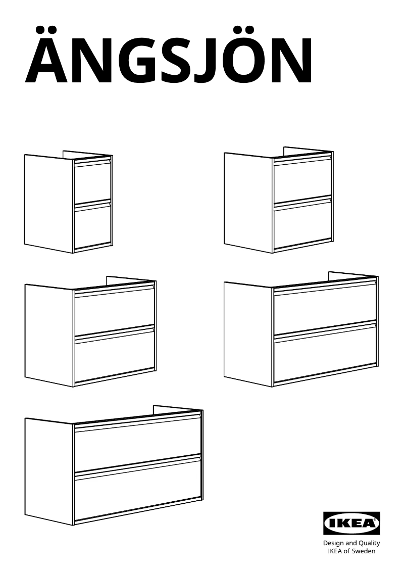 Image de la première page du manuel de l'appareil ÄNGSJÖN 705.353.53