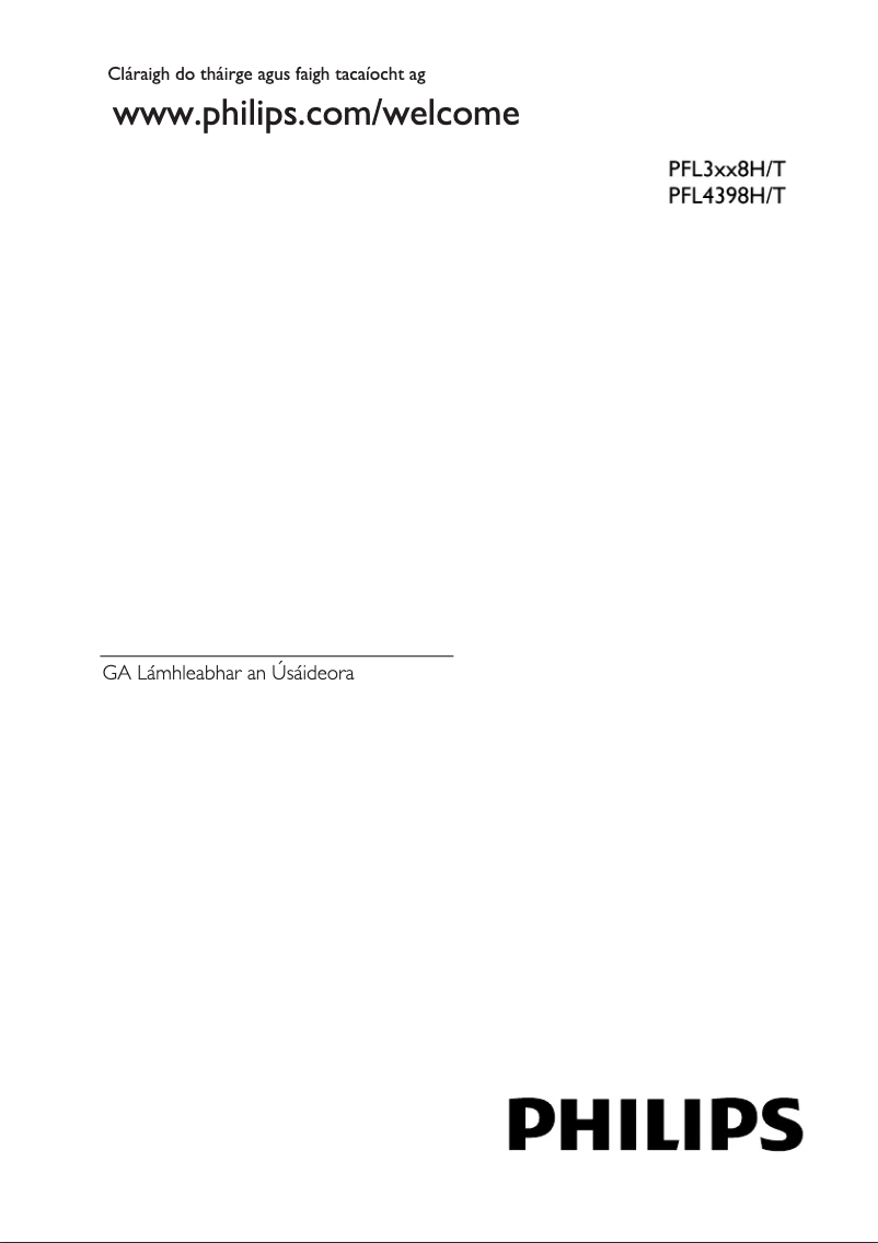 Page n°1 - Manuel utilisateur Philips 47PFL4398H