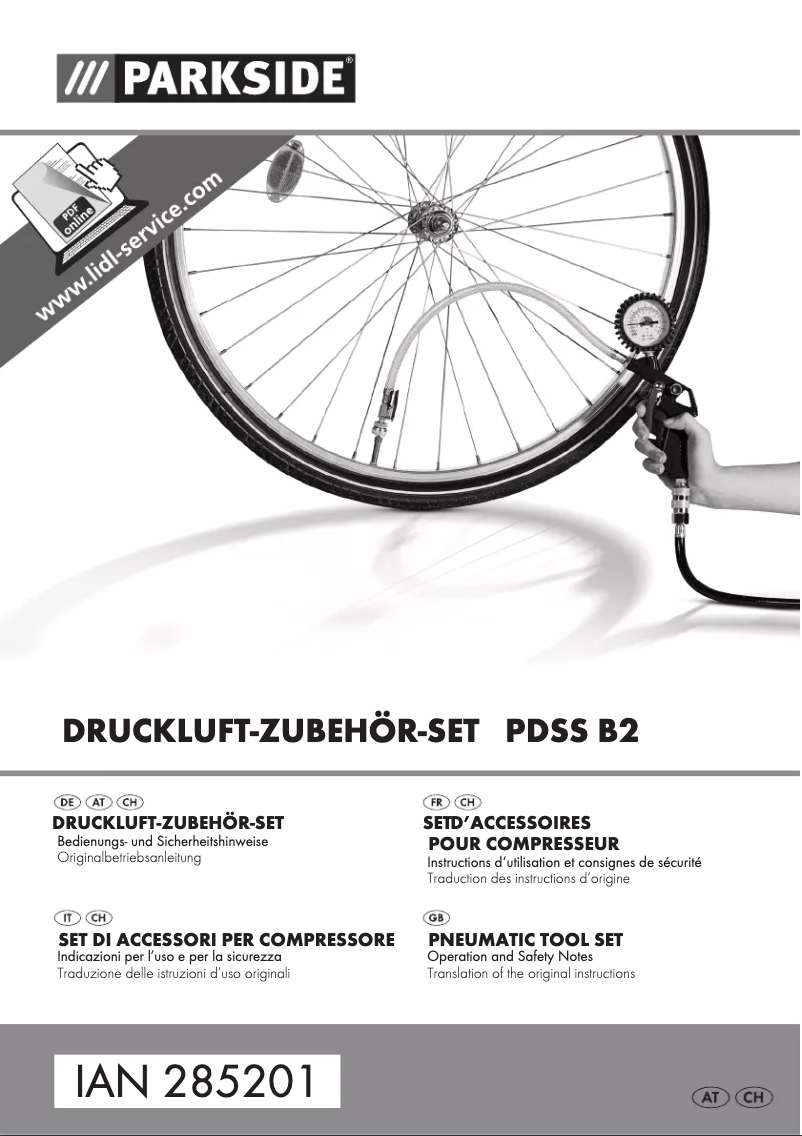 Image de la première page du manuel de l'appareil PDSS B2