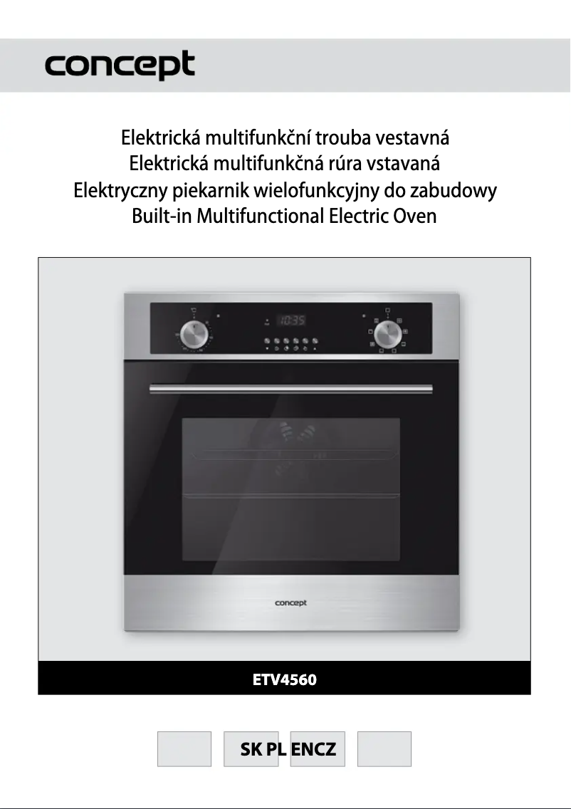 Page 1 de la notice Manuel utilisateur Concept ETV-4560