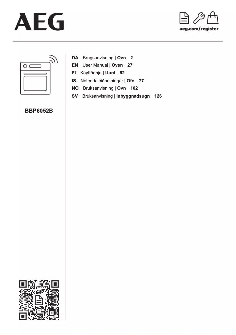 Imagen de la primera página del manual del dispositivo BBP6052B