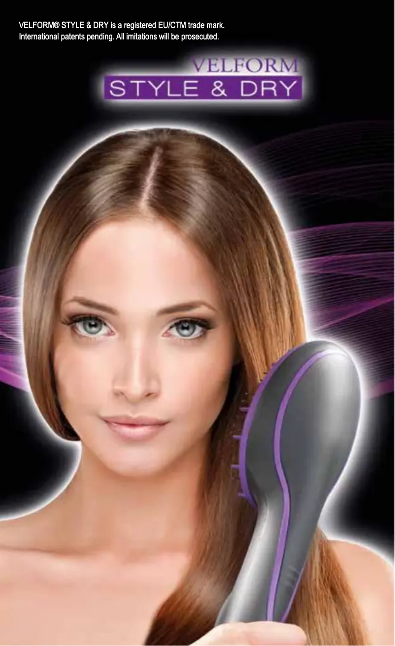 Page 1 de la notice Manuel utilisateur Velform️ Style & Dry