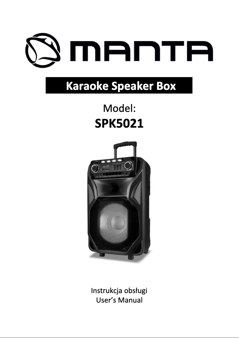 Image de la première page du manuel de l'appareil SPK5021