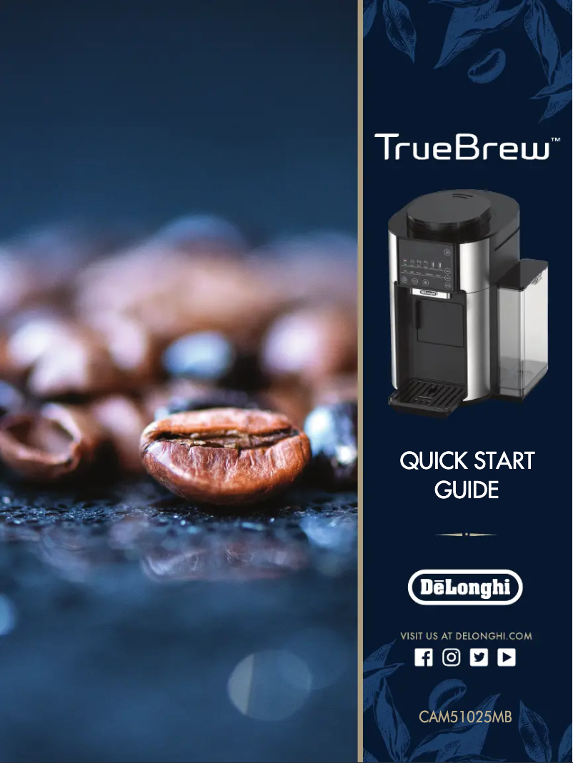 Page n°1 - Guide de démarrage rapide DeLonghi CAM51025MB