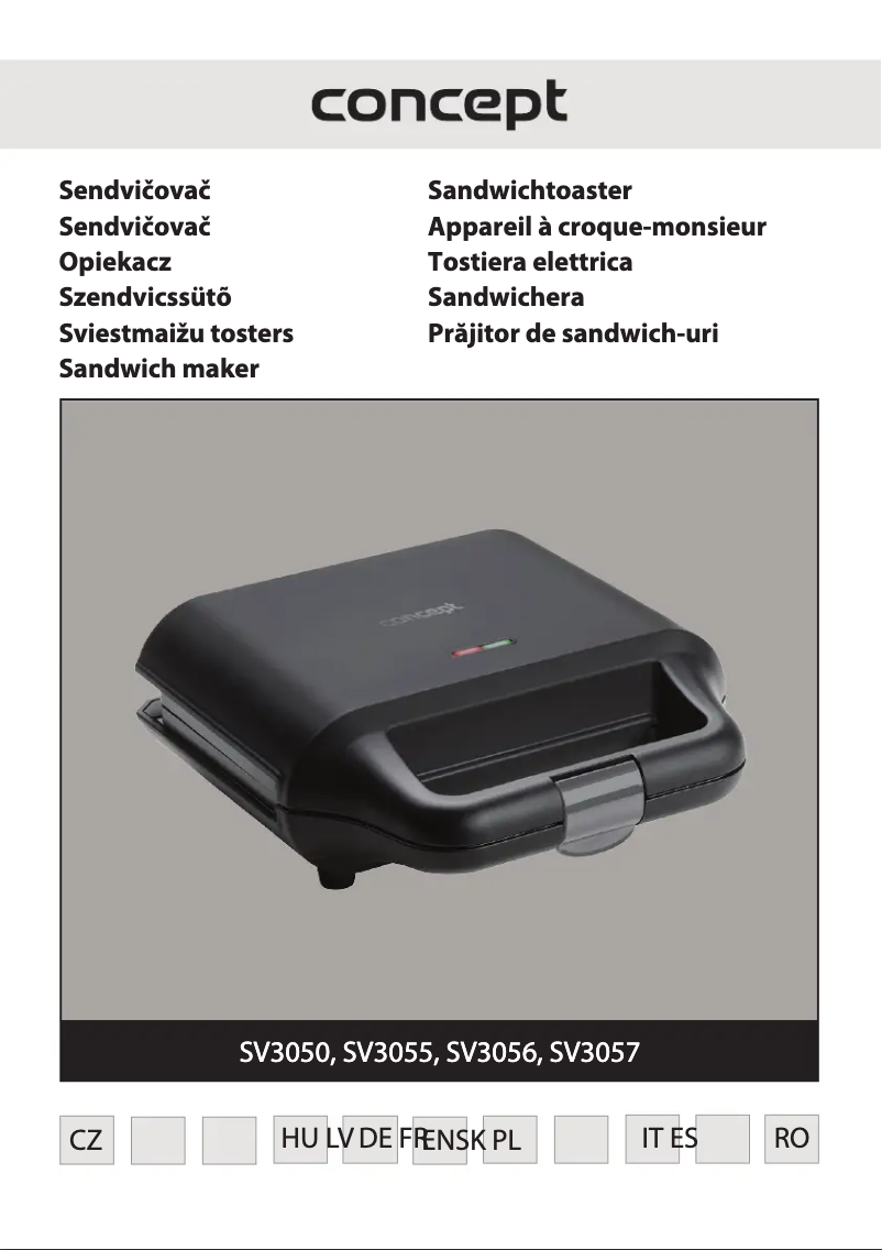 Page n°1 - Manuel utilisateur Concept SV3057